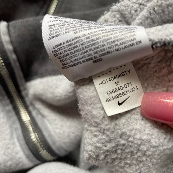 2000s Grey Nike Hoodie - Picture 6 of 7